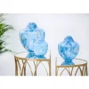 Magnor - Unik skulptur kunstglass blå multi medium 24 cm