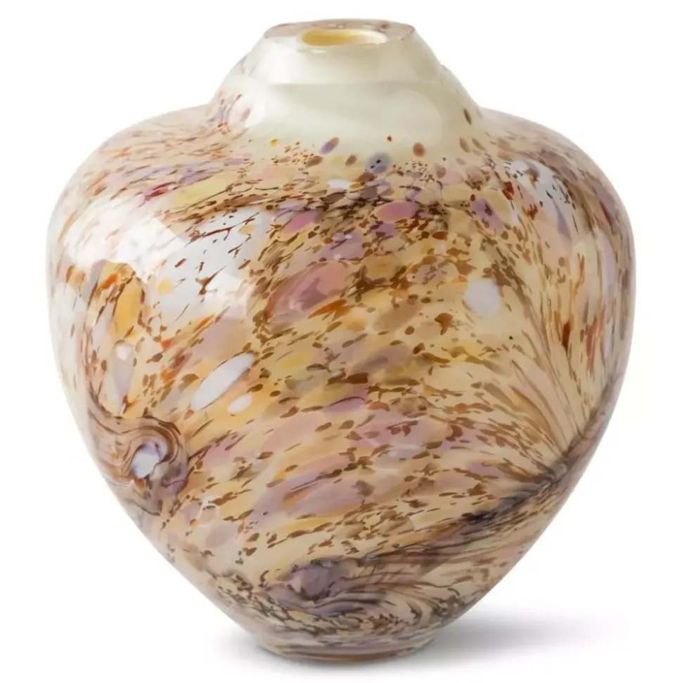 Magnor - Unik skulptur kunstglass brun multi medium 24 cm