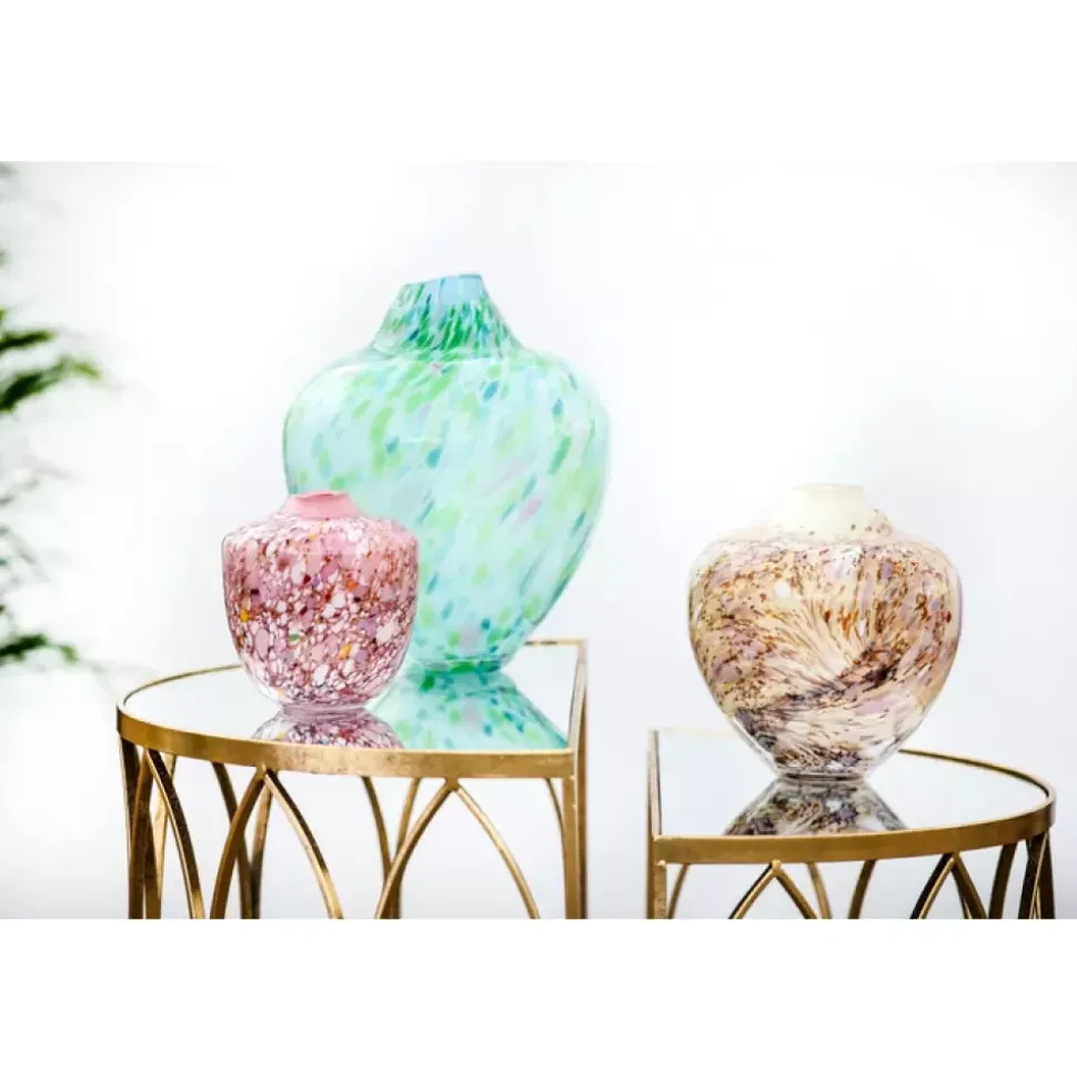 Magnor - Unik skulptur kunstglass brun multi medium 24 cm