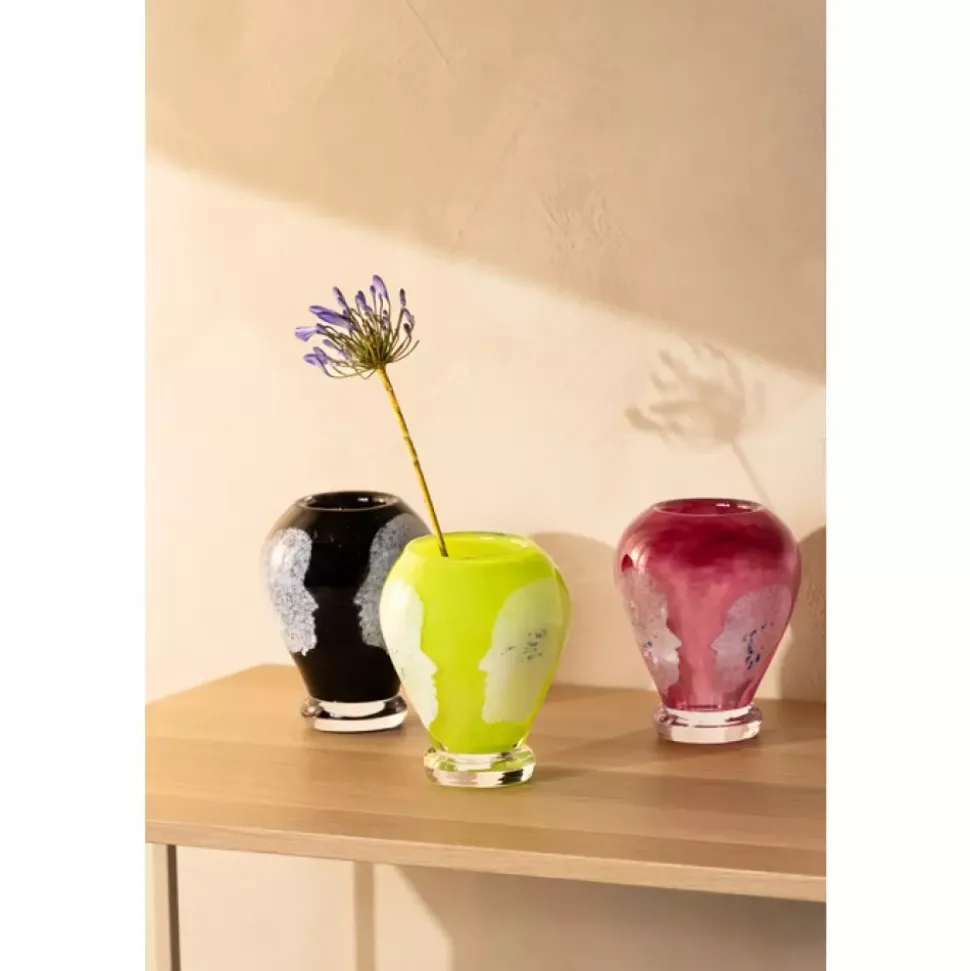 Magnor - Vi Møtes kunstglass vase grønn 18 cm