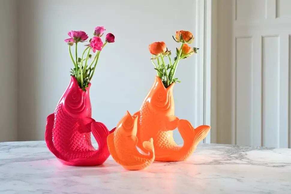 Mamsell Koi Fiskevase XS Neonrosa
