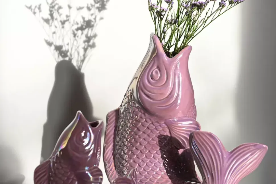 Mamsell Koi Fiskevase XS Regnbuefiolett