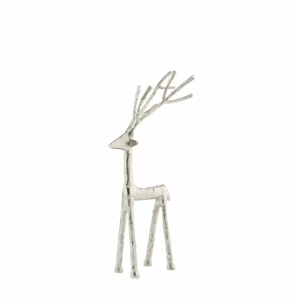 Marlinne deer 21X8,5X43 cm. Silver