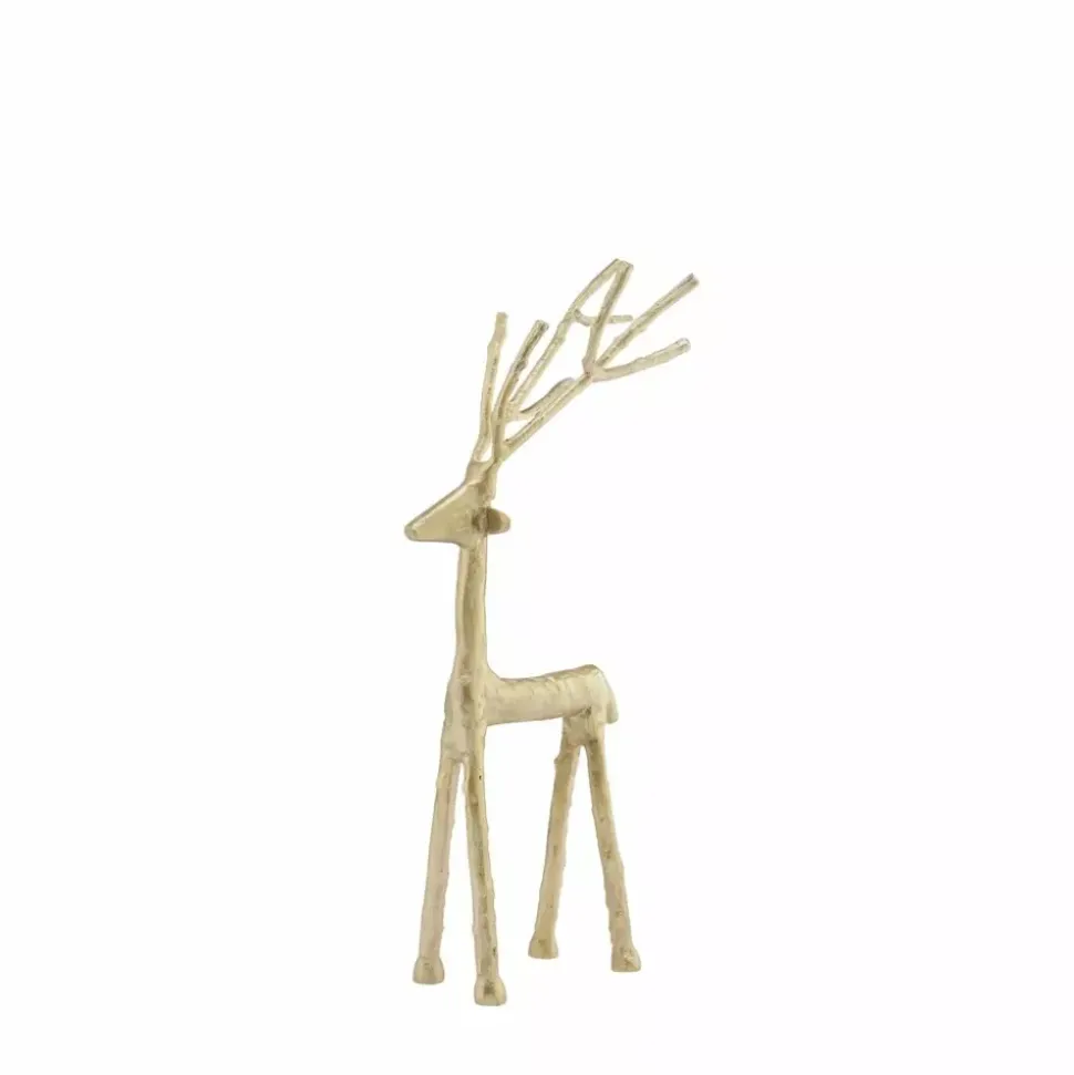 Marlinne Hjort 21 X 8,5 X 43 Cm, Lys Gull