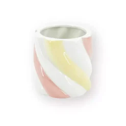Marshmellow Potte Hvit/Gul/Rosa H16