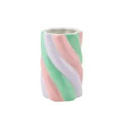 Marshmellow Vase Rosa/Mint/Lilla H15