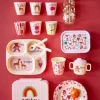 Matboks Med Romdeler ABC Print Rosa