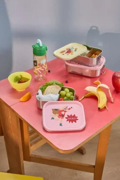 Matboks Med Romdeler Rosa