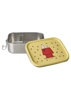 Matboks Med Romdeler Snoopy Gul