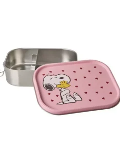 Matboks Med Romdeler Snoopy Rosa