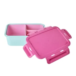 Matboks Med 3 Rom Rosa/Mint