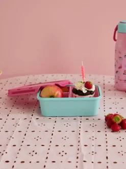 Matboks Med 3 Rom Rosa/Mint