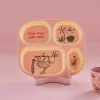 Melaminasjett Romdelt Pink Jungle