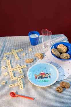 Melamin Asjett Snoopy Blå