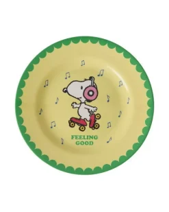 Melamin Asjett Snoopy Gul