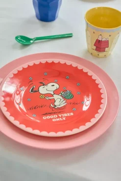 Melamin Asjett Snoopy Rød