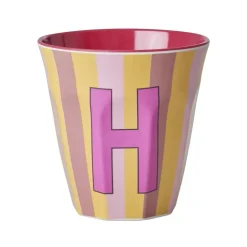 Melamin Bokstavkopp H H9