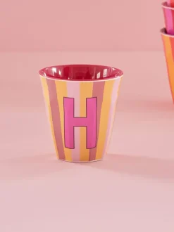 Melamin Bokstavkopp H H9