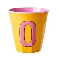 Melamin Bokstavkopp O H9 Oransj