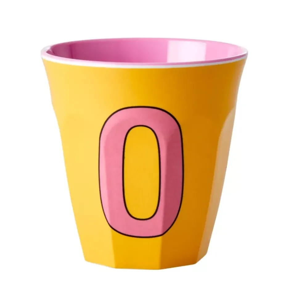 Melamin Bokstavkopp O H9 Oransj
