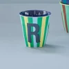 Melamin Bokstavkopp R H9 Striper