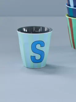 Melamin Bokstavkopp S H9 Striper