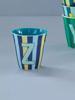 Melamin Bokstavkopp Z H9 Striper