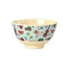 Melaminbolle Med Blått Abc Print - Liten - 300 Ml