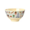Melaminbolle Med Blått Kids In Paris Print - Liten - Lys Blå - 300 Ml