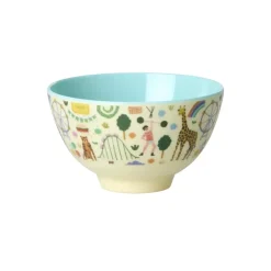 Melaminbolle Med Tivolitrykk - Mint - Liten