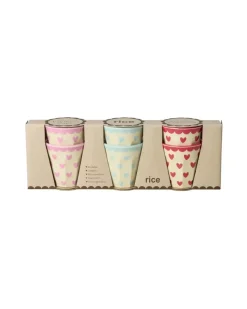 Melamin Espressokopper Favorite Hearts S/6