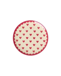 Melamin Kakeasjett Favorite Hearts Red Kiss