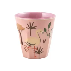 Melaminkopp Barn Pink Jungle Animal