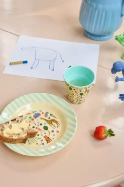 Melaminkopp For Barn Med Tivolitrykk - Mint