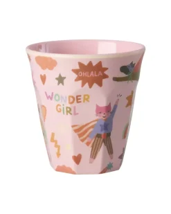Melaminkopp Hero Print Rosa H9