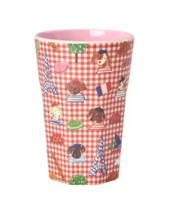 Melaminkopp Kids In Paris Rosa H13