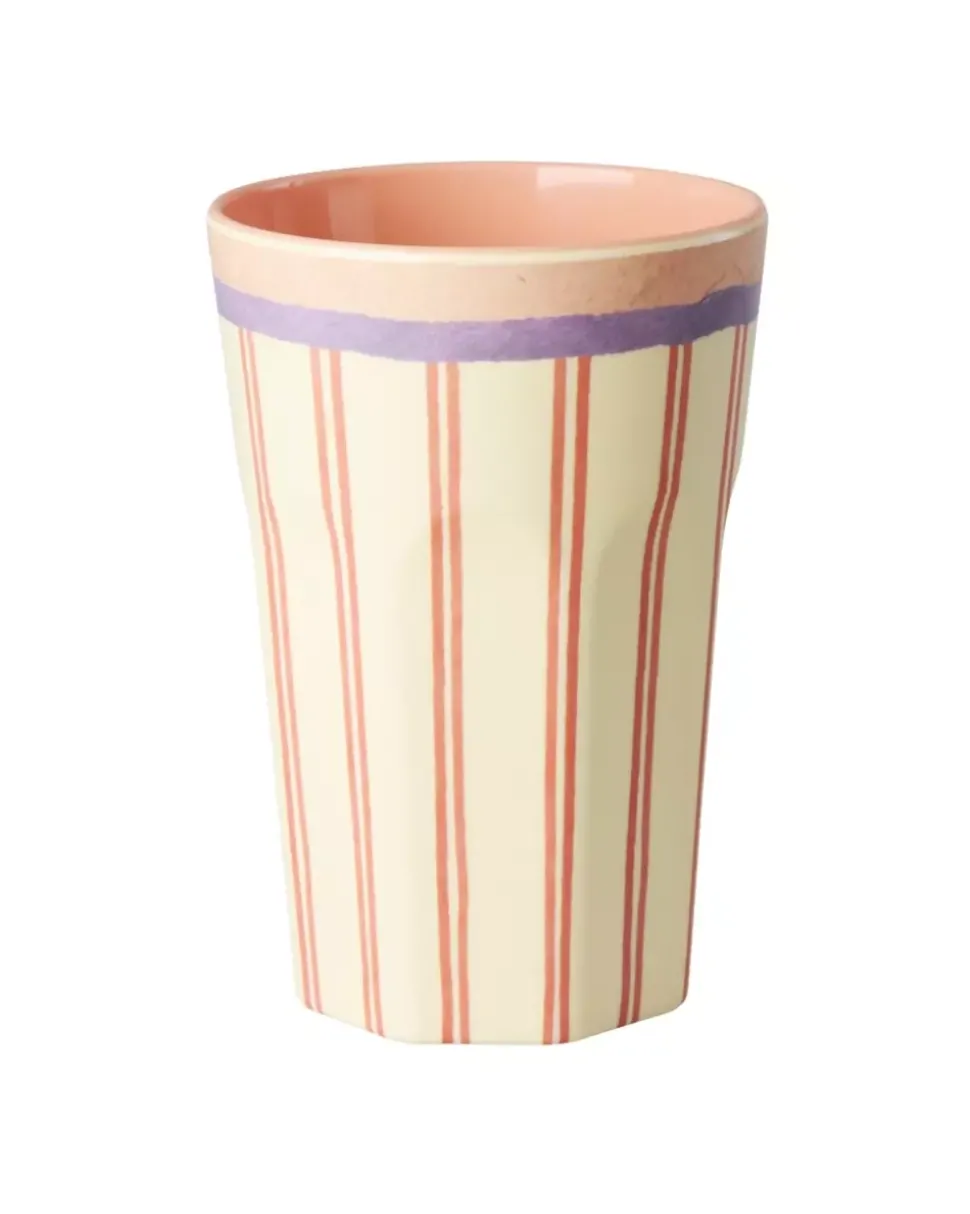 Melaminkopp Stripy Love H13