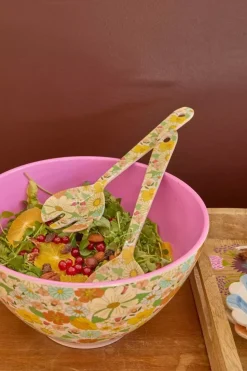 Melamin Salatbestikk Flower Power