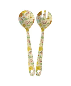 Melamin Salatbestikk Flower Power