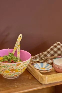 Melamin Salatbolle Flower Power
