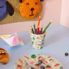 Melamin Sidetallerken Med Blått Kids In Paris Print