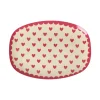 Melamintallerken Favorite Hearts Red Kiss