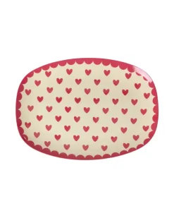 Melamintallerken Favorite Hearts Red Kiss