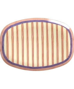 Melamintallerken Med Stripey Love Trykk