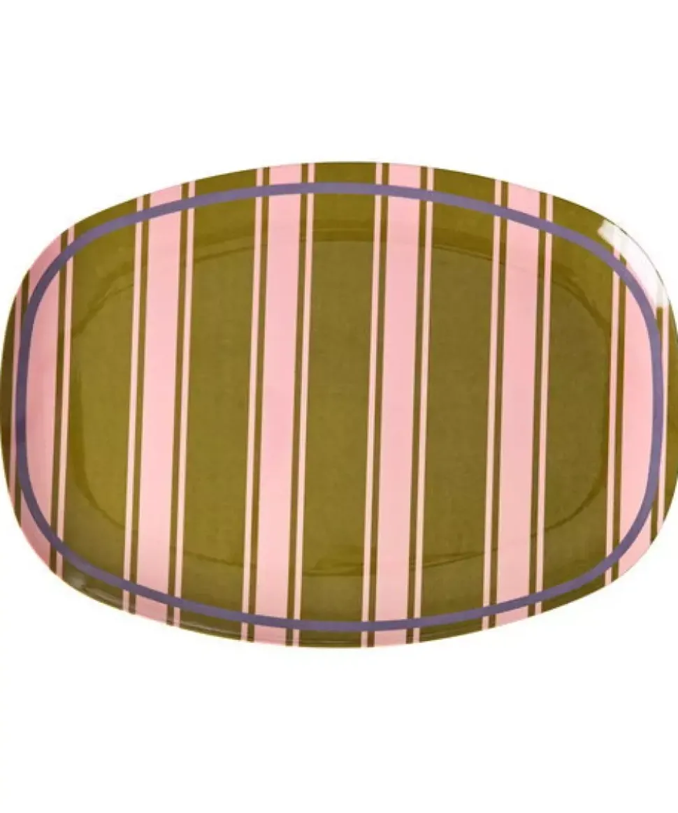 Melamintallerken Stripe Delight