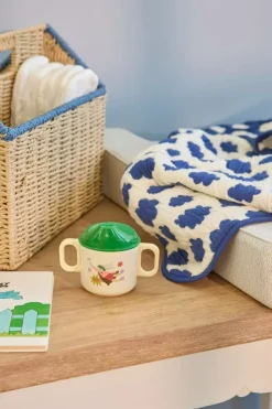 Melamin To-Håndtak Babykopp Hero Print Grønn