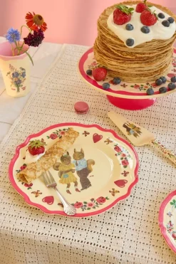 Melamin Vintage Middagstallerken Nathalie Lété Pink Kiss