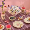Melamin Vintage Serveringsfat Nathalie Lété Neon Rosa