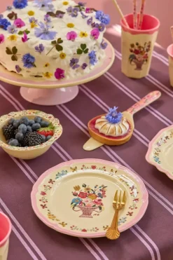 Melamin Vintage Sidetallerken Nathalie Lété Rosa