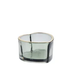 Melia Telysholder H4,5 cm Mørkegrøn